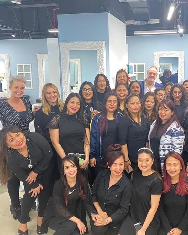 Temporary salon closure notice, March 2020