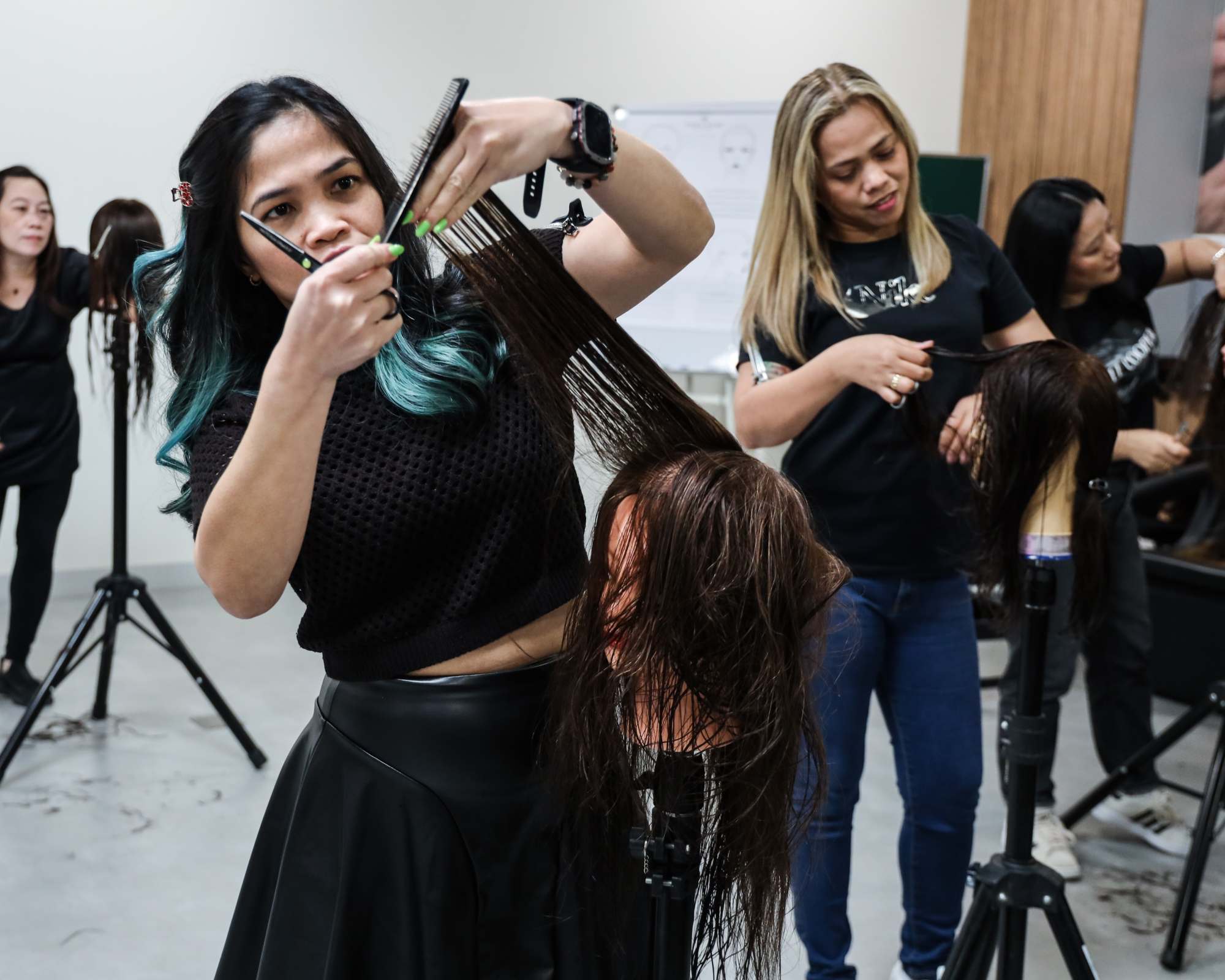 Training at the Tara Rose Academy, Al Quoz