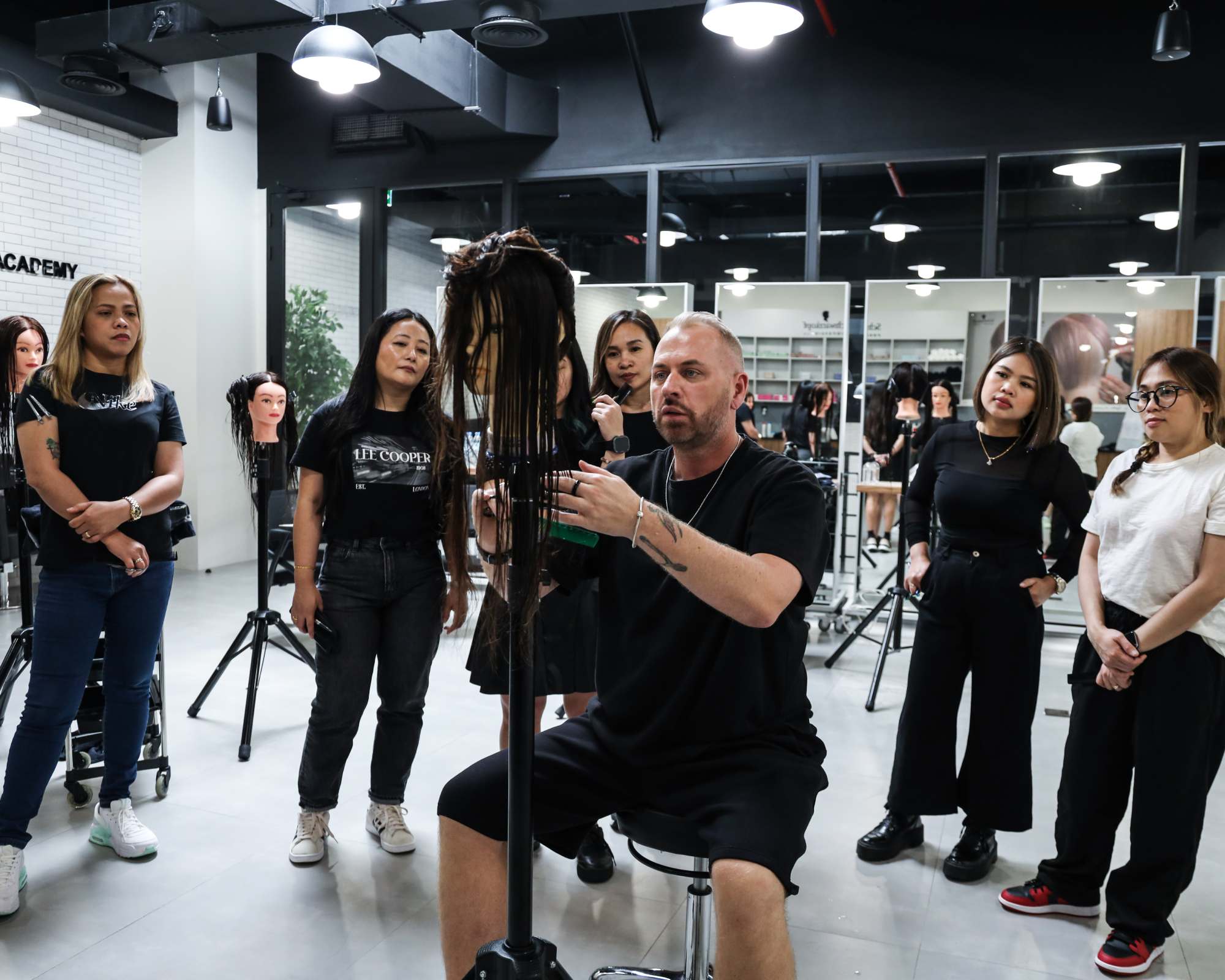 Training at the Tara Rose Academy, Al Quoz