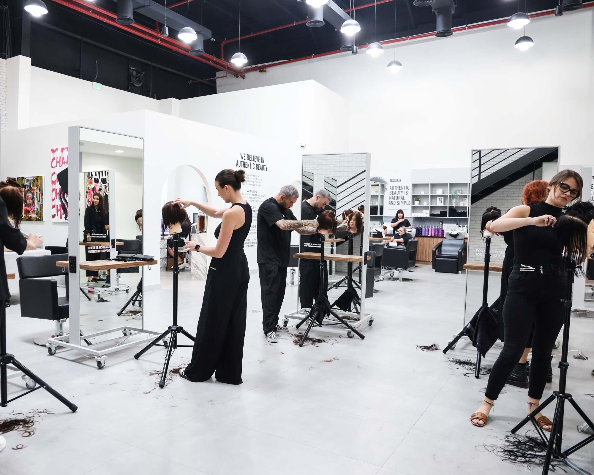 Training at the Tara Rose Academy, Al Quoz