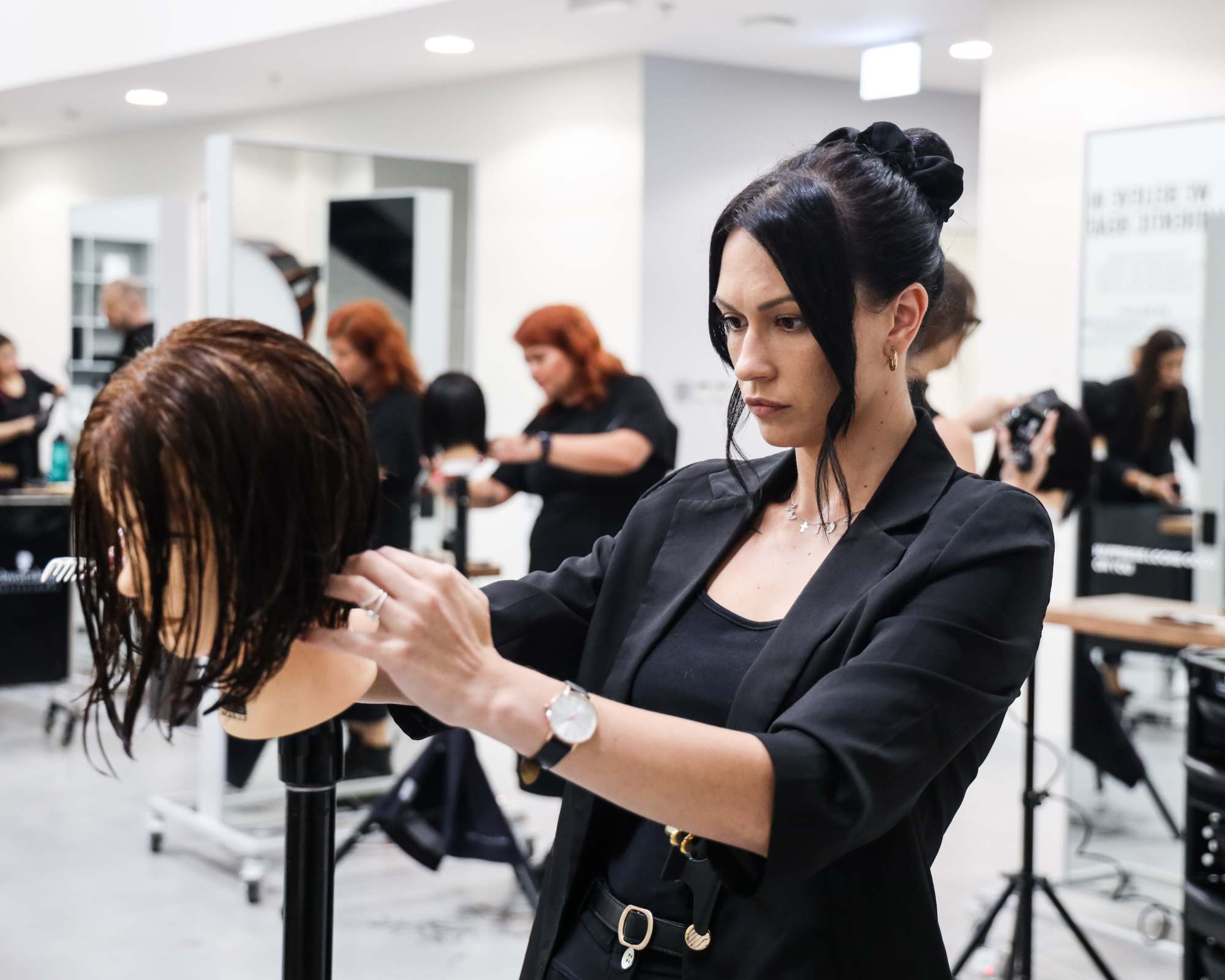 Training at the Tara Rose Academy, Al Quoz